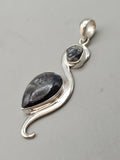 Canadian Eye Of Odin Sapphire Pendant in .925 Sterling Silver