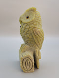 Serpentine Owl Carving