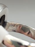 Canadian Eye Of Odin Sapphire Ring in .925 Sterling Silver (Size 6.5)