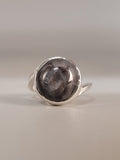 Canadian Eye Of Odin Sapphire Ring in .925 Sterling Silver (Size 6.5)