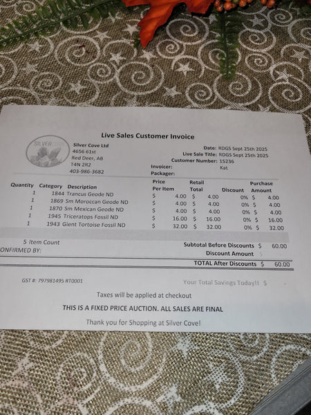 15236 RDGS September 25th 2025 Live