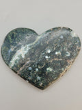 Moss Agate Heart
