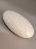 Scolecite Palm Stone