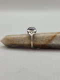 Canadian Eye Of Odin Sapphire Ring in .925 Sterling Silver (Size 8.75)