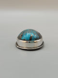 Iranian Turquoise Sterling Silver Pendant