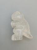 Clear Quartz Dinosaur Carving