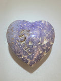 Grape Agate Heart