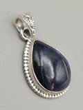 Canadian Eye Of Odin Sapphire Pendant in .925 Sterling Silver