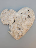 Druzy Quartz Heart