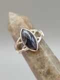 Canadian Eye Of Odin Sapphire Ring in .925 Sterling Silver (Size 6)