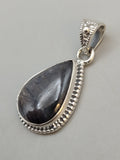 Canadian Eye Of Odin Sapphire Pendant in .925 Sterling Silver
