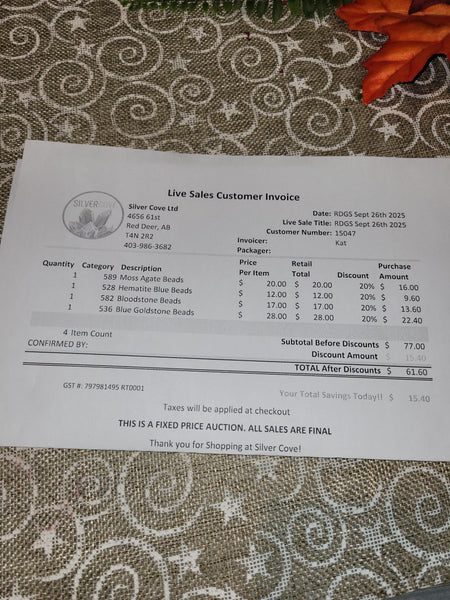 15047 RDGS September 26th 2025 Live