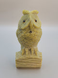 Serpentine Owl Carving