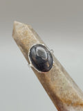 Canadian Eye Of Odin Sapphire Ring in .925 Sterling Silver (Size 6)