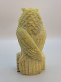 Serpentine Owl Carving