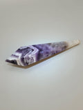 Chevron Amethyst Wand