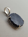 Canadian Eye Of Odin Sapphire Pendant in .925 Sterling Silver
