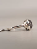 Canadian Eye Of Odin Sapphire Ring in .925 Sterling Silver (Size 8.75)