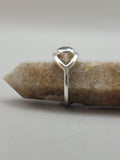 Canadian Eye Of Odin Sapphire Ring in .925 Sterling Silver (Size 5.75)