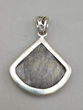 Canadian Staurolite And Garnet Pendant Set in .925 Sterling Silver