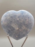 Blue Calcite Heart