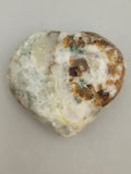 Canadian Vesuvianite & Grossular Garnet Heart Carving Bugaboos, B.C.
