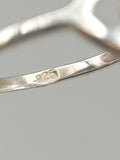 Canadian Eye Of Odin Sapphire Ring in .925 Sterling Silver (Size 5.75)