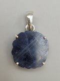 Canadian Eye Of Odin Sapphire Pendant in .925 Sterling Silver