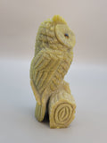 Serpentine Owl Carving