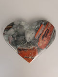 Bloodstone Heart Carving