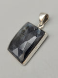 Canadian Eye Of Odin Sapphire Pendant in .925 Sterling Silver