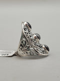 Canadian Eye Of Odin Sapphire Ring in .925 Sterling Silver (Size 6.25)