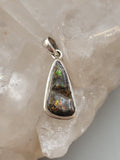 Canadian Ammolite Pendant Set in .925 Sterling Silver