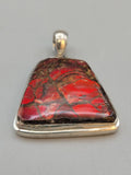 Canadian Ammolite Pendant Set in .925 Sterling Silver