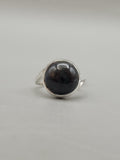 Canadian Eye Of Odin Sapphire Ring in .925 Sterling Silver (Size 6.75)