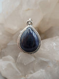 Canadian Eye Of Odin Sapphire Pendant in .925 Sterling Silver