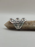 Canadian Eye Of Odin Sapphire Ring in .925 Sterling Silver (Size 6.25)