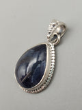 Canadian Eye Of Odin Sapphire Pendant in .925 Sterling Silver