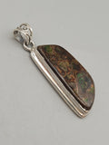 Canadian Ammolite Pendant Set in .925 Sterling Silver