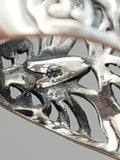 Canadian Eye Of Odin Sapphire Ring in .925 Sterling Silver (Size 6.25)