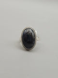 Canadian Eye Of Odin Sapphire Ring in .925 Sterling Silver (Size 5.75)