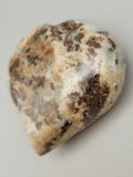 Canadian Vesuvianite & Grossular Garnet Heart Carving Bugaboos, B.C.