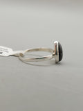 Canadian Eye Of Odin Sapphire Ring in .925 Sterling Silver (Size 6.75)