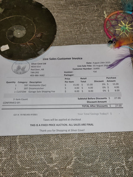 16490 Garage Sale August 29th 2025 Live