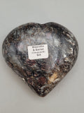 Canadian Staurolite & Garnet Heart Carving Kinbasket, B.C.