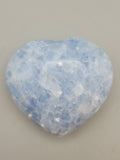 Blue Calcite Heart
