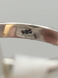 Canadian Eye Of Odin Sapphire Ring in .925 Sterling Silver (Size 6.75)