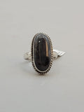 Canadian Eye Of Odin Sapphire Ring in .925 Sterling Silver (Size 7.75)