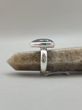Canadian Eye Of Odin Sapphire Ring in .925 Sterling Silver (Size 6.5)