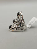 Canadian Eye Of Odin Sapphire Ring in .925 Sterling Silver (Size 8)